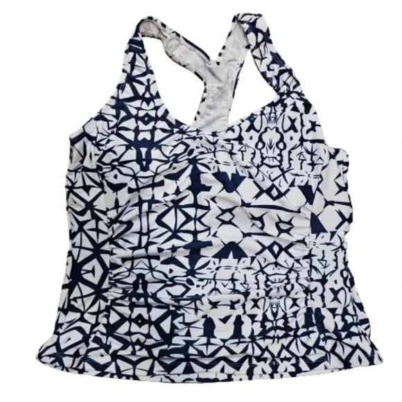 2 Piece Tye-Dye Print Swindress with Panty and Tankini.  NWOT - Picture 4 of 13